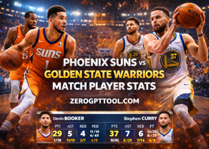 Phoenix Suns vs Golden State Warriors Match Player Stats