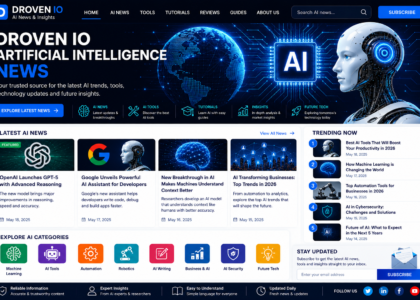 Droven IO Artificial Intelligence News – Latest AI Trends, Tools & Updates
