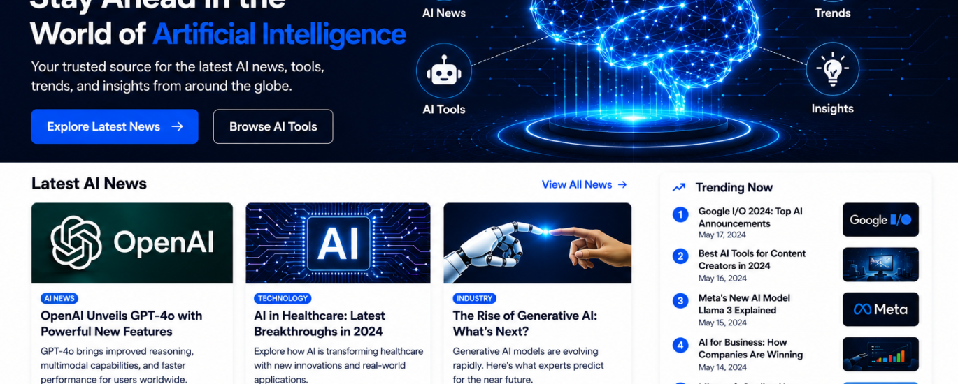 Droven.io AI News Portal – Latest AI Trends, News & Tools