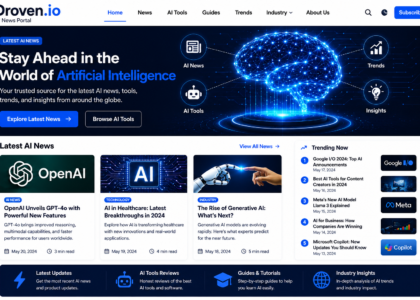 Droven.io AI News Portal – Latest AI Trends, News & Tools