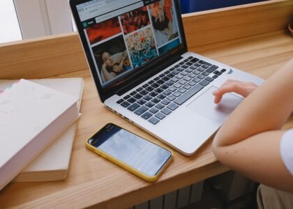 Goodreads app and book tracking interface on smartphone